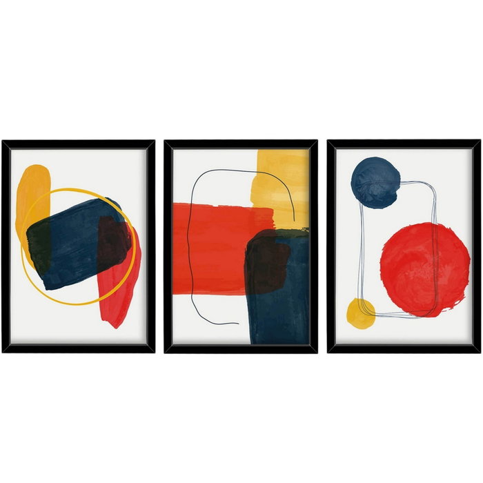 Wallity Cuadro Decorativo Enmarcado en MDF de 3 Piezas (38 x 53 cm) Wallity Cuadro Decorativo Enmarcado en MDF de 3 Piezas (38 x 53 cm)